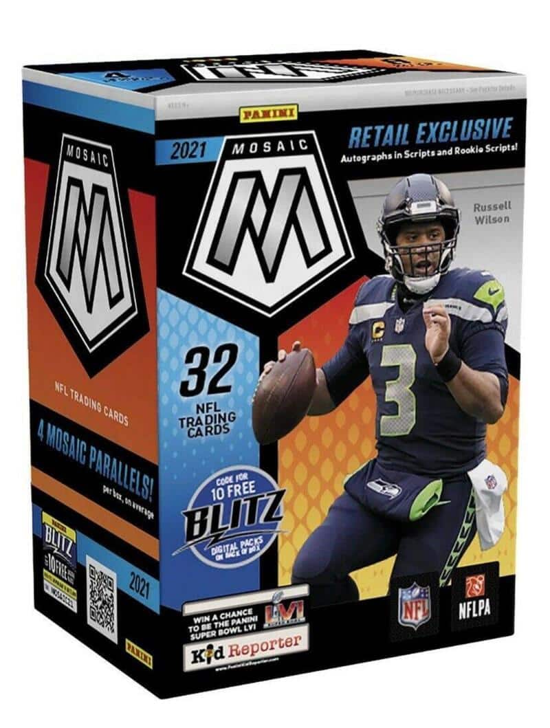 2021 Panini Mosaic Football 8-Pack Blaster Box (Retail Exclusive!)