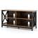 Alt View 19. Costway - TV Stand for TVs up to 55'' Entertainment Center w/ Storage Shelves Rustic Brown - Rustic Brown/Black.
