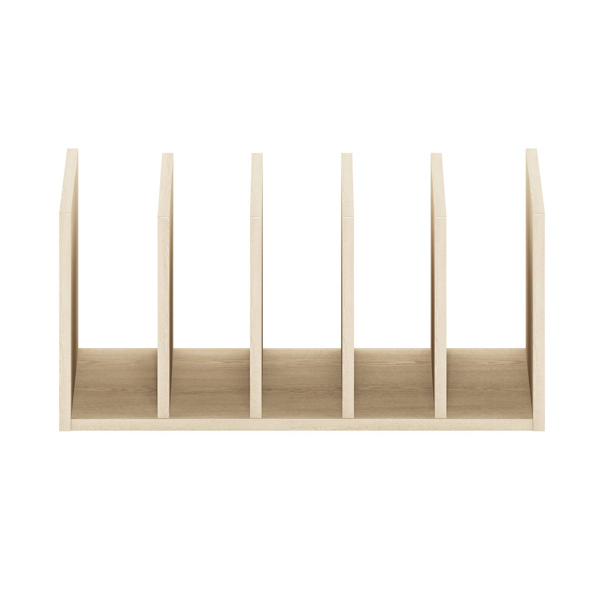 Alt View 2. Furinno - Hermite Home Office Supplies Desktop Bookshelf Storage Organizer - Bauhaus Oak.