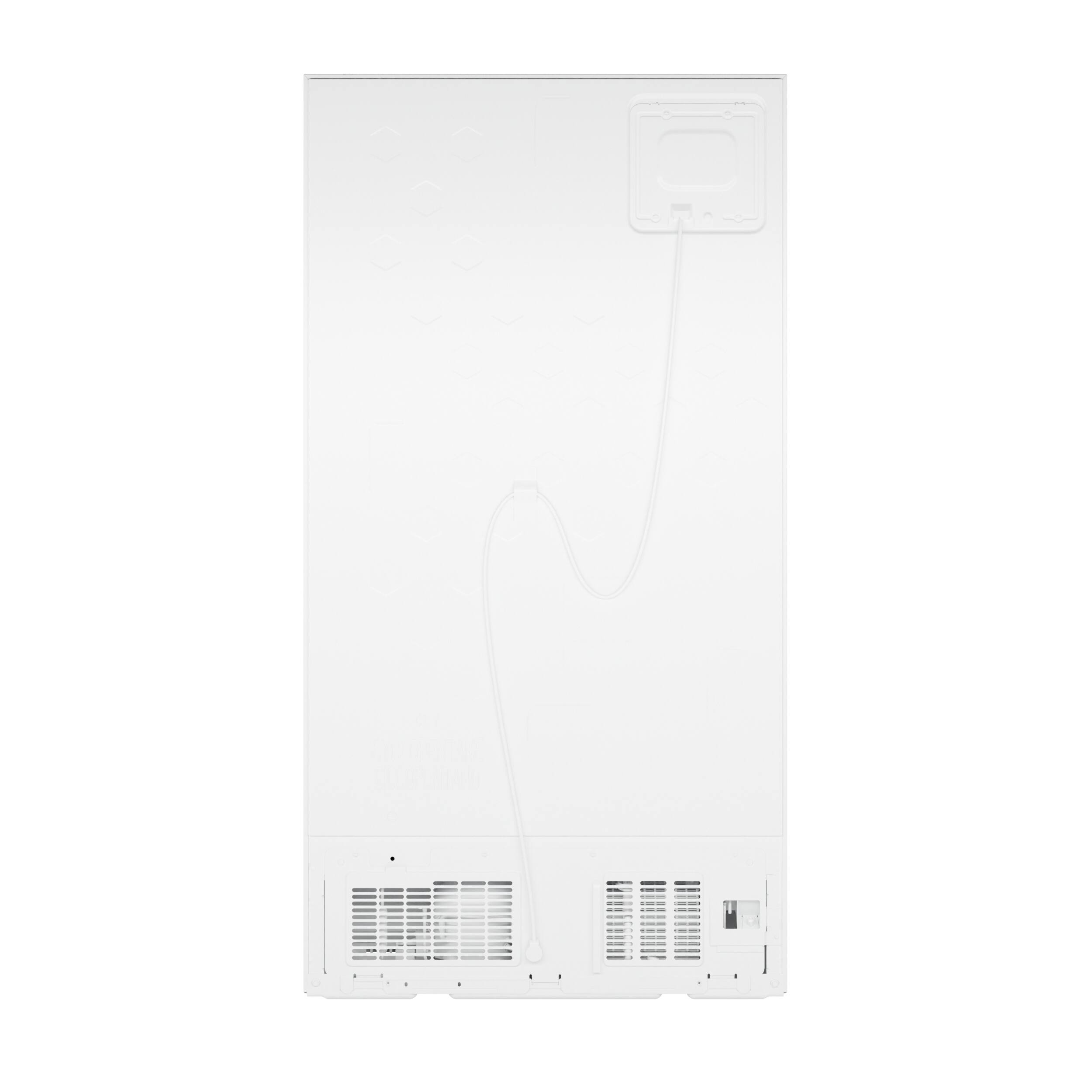 Alt View 31. GE - 36 in. Wide 23.6 Cu. Ft. Counter Depth Side-By-Side Refrigerator with Extra Tall Dispenser and In-Door Icemaker - White.