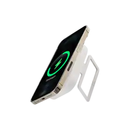 TYLT - Powerstand MagSafe Compatible + Powerbank Wireless Phone Charger + Stand White