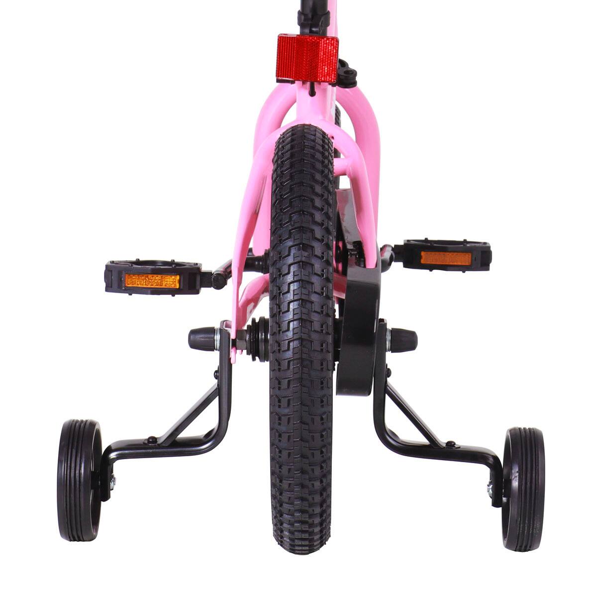 Alt View 4. JOYSTAR - JOYSTAR Totem 12 Inch Kids Bike with Training Wheels, Children's Bike for 2-4 Years Old Boys Girls, Pink - Pink.