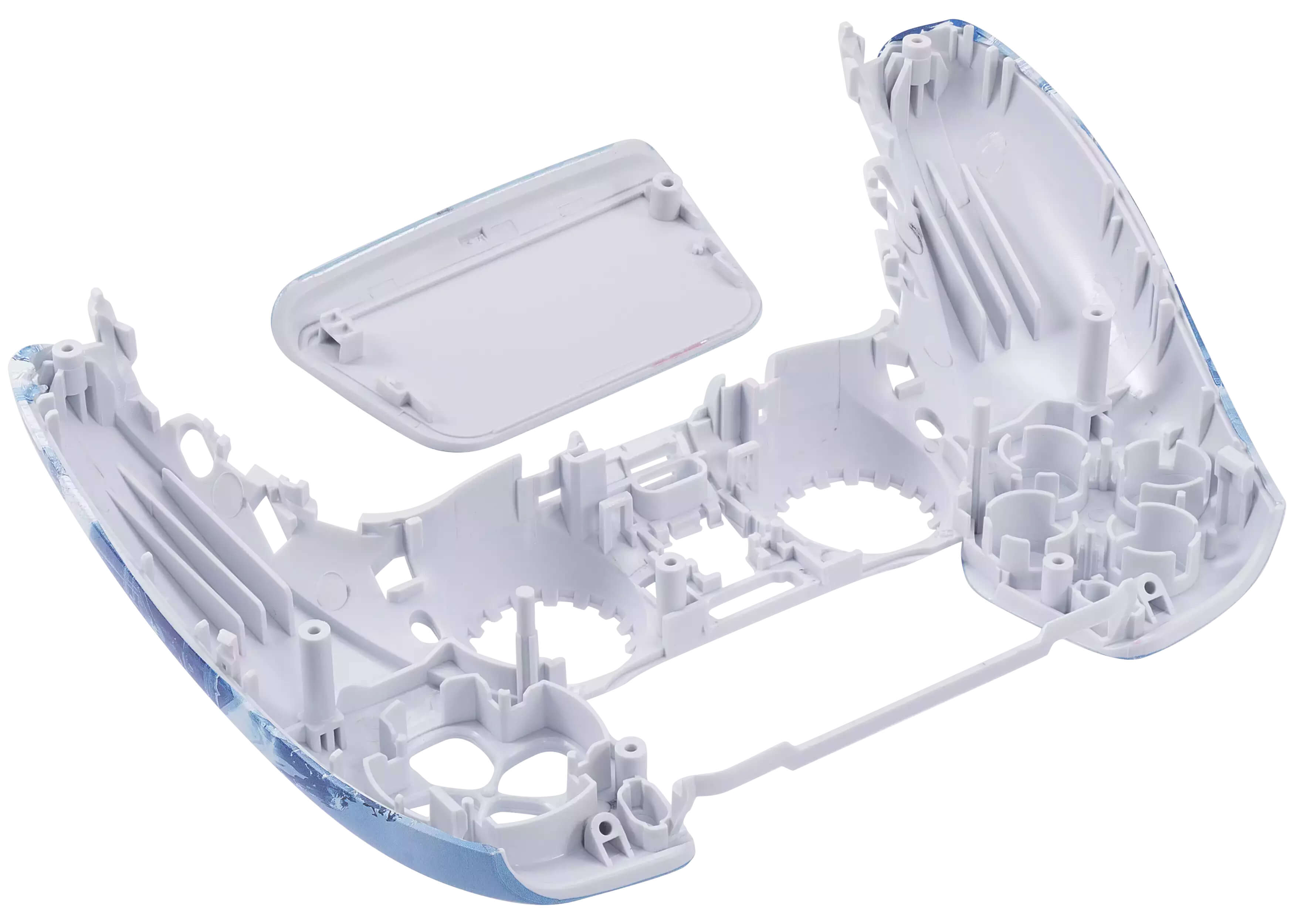 Alt View 2. MobileSentrix - God Of War - PlayStation 5 PS5 Compatible Controller Top Faceplate (Blue).