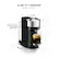 SLIM FIT DESIGN
Only 5.5" wide
5.5"
Removable 37 oz water reservoir
12.4"
16.9"
NESPRESSO
Delonghi