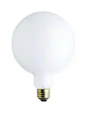 Front. Westinghouse - 60 W G40 Globe Incandescent Bulb E26 (Medium) White 1 pk.