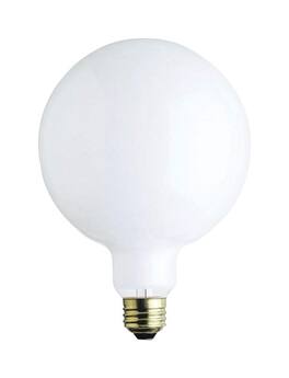 Westinghouse - 60 W G40 Globe Incandescent Bulb E26 (Medium) White 1 pk