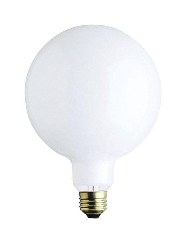 Westinghouse - 60 W G40 Globe Incandescent Bulb E26 (Medium) White 1 pk