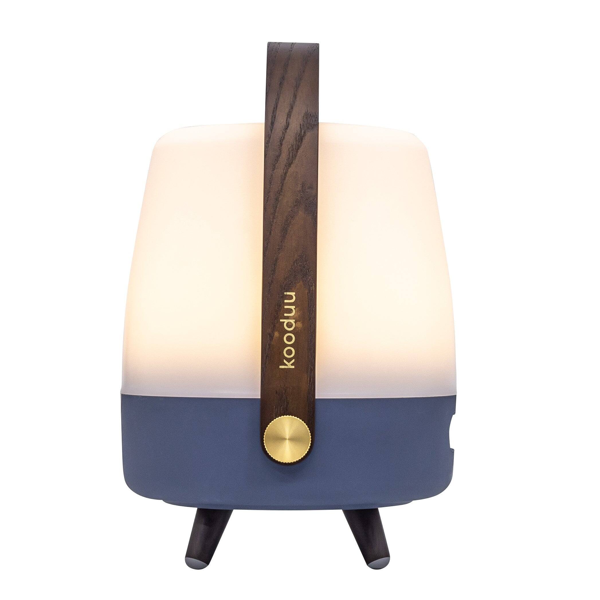 Alt View 9. Kooduu - Lite Up Play Mini, Ocean - Cordless rechargeable indoor/outdoor speaker Lamp, Sound by JBL.