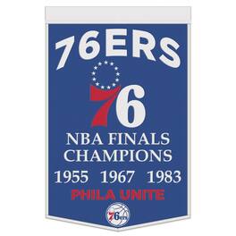 WinCraft - Philadelphia 76ers 24" x 38" Championship Banner - Multicolor