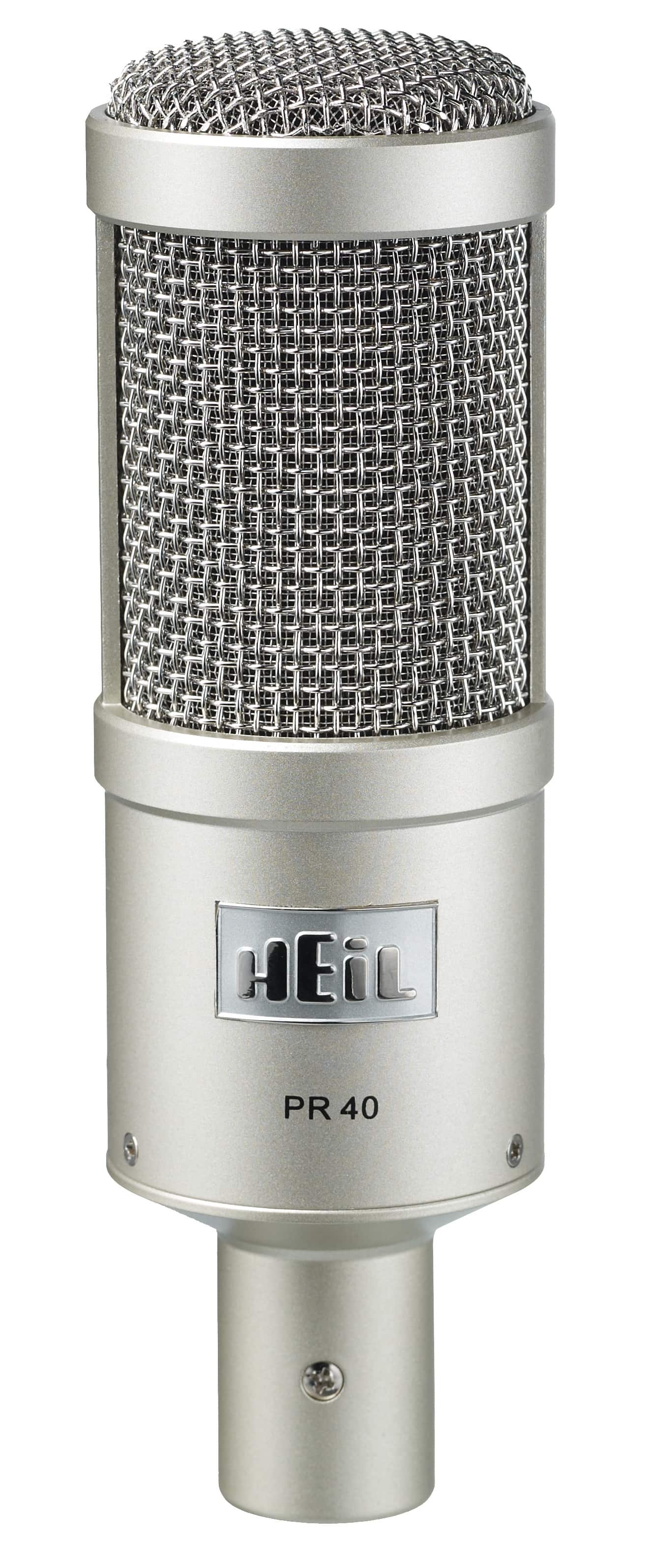 Front. Heil Sound - PR 40 Microphone - Nickel.