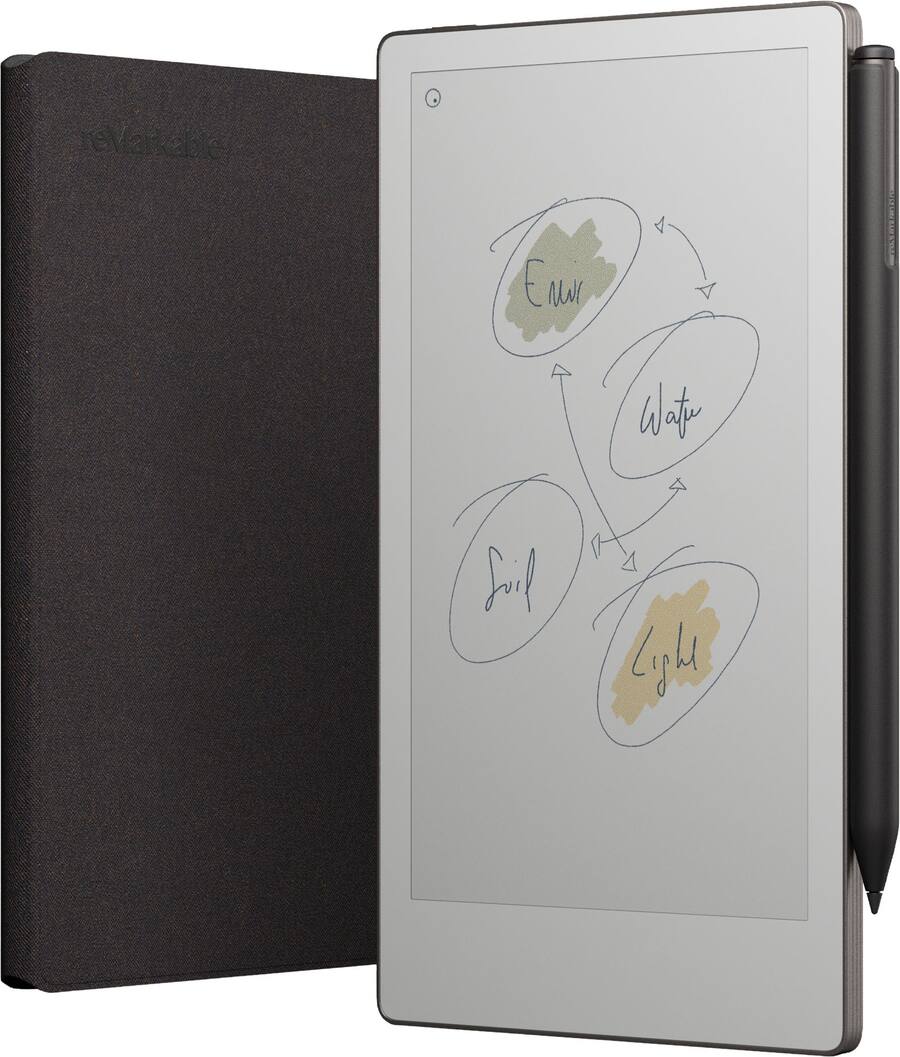 Étui Protection Pour Tablet ReMarkable Paper Pro Move (7,3") - Léger, Étanche, Avec Poche - Bleu