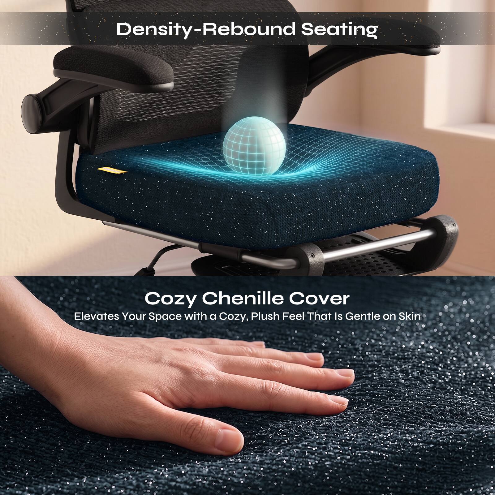 Density-Rebound Seating

Cozy Chenille Cover
Elevates Your Space with a Cozy, Plush Feel That Is Gentle on Skin