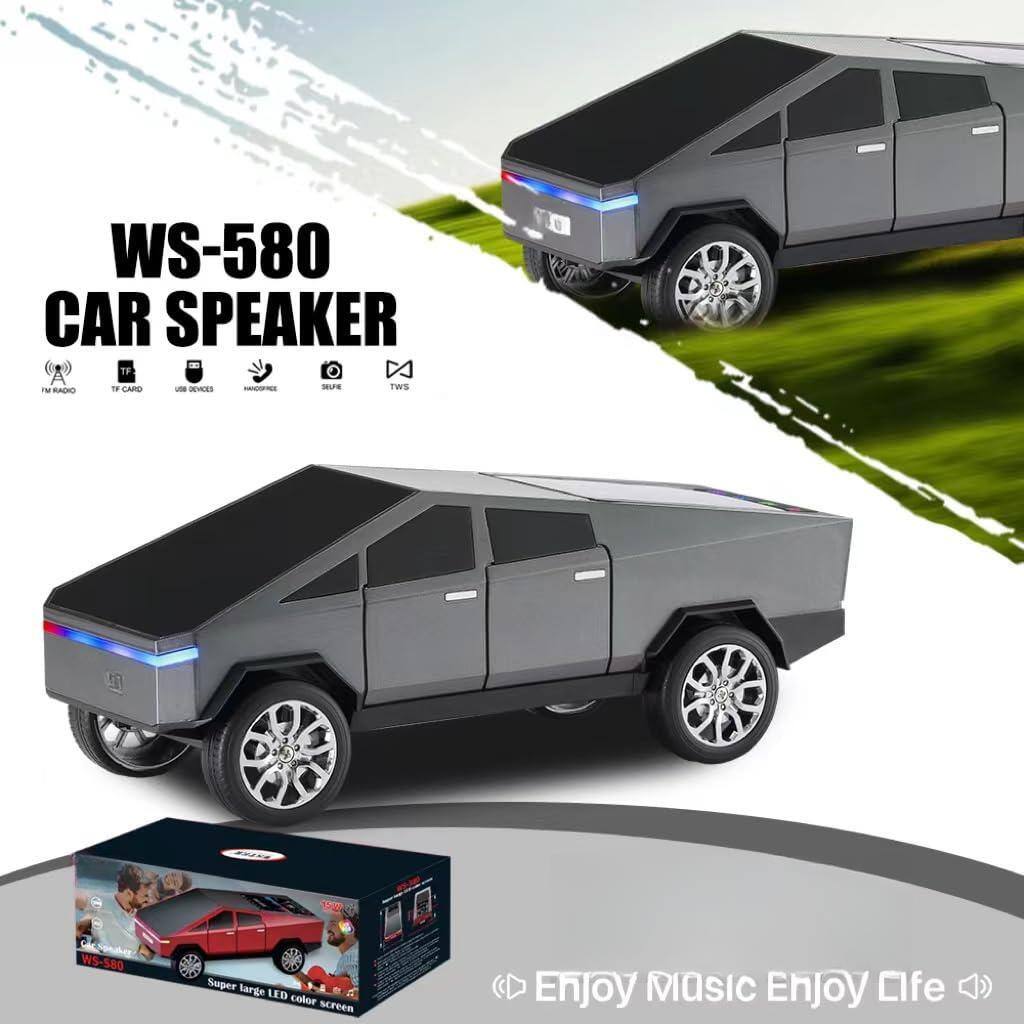 WS-580 CAR SPEAKER

- FM RADIO
- TF CARD
- USB DEVICES
- HANDSET
- SLAVE
- TWS

Enjoy Music Enjoy Life

Super large LED color screen