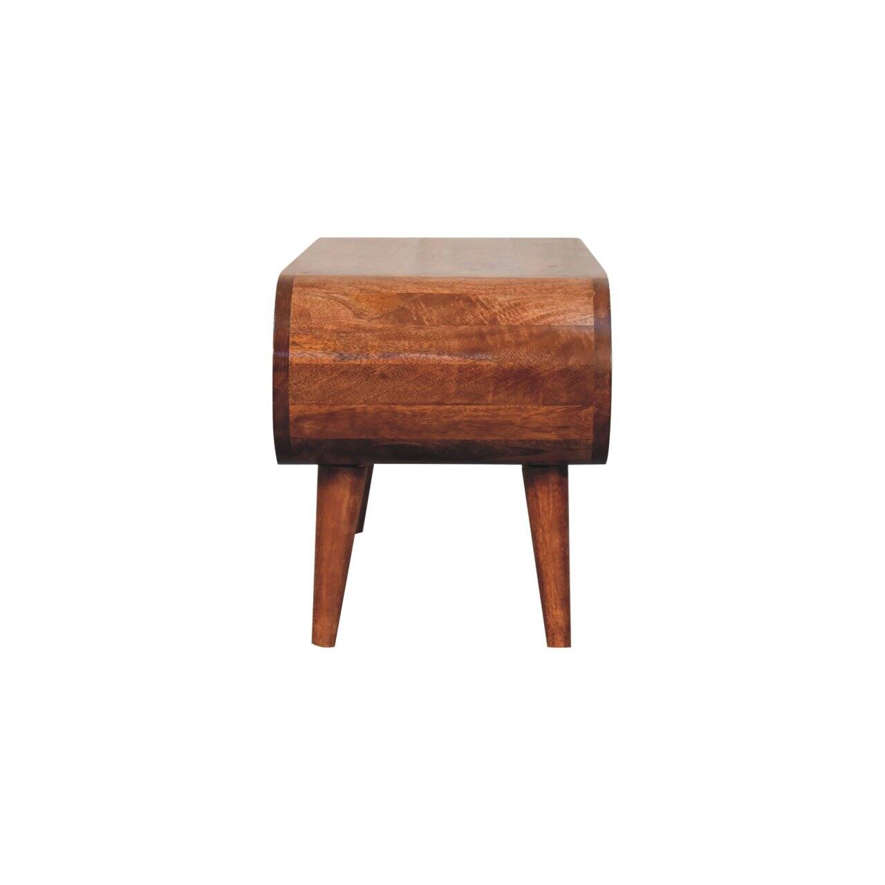 Alt View 5. Artisan Furniture - Artisan Furniture Solid Wood Amaya Nordic Style Honey Caramel Coffee Table, Light Brown - Brown.