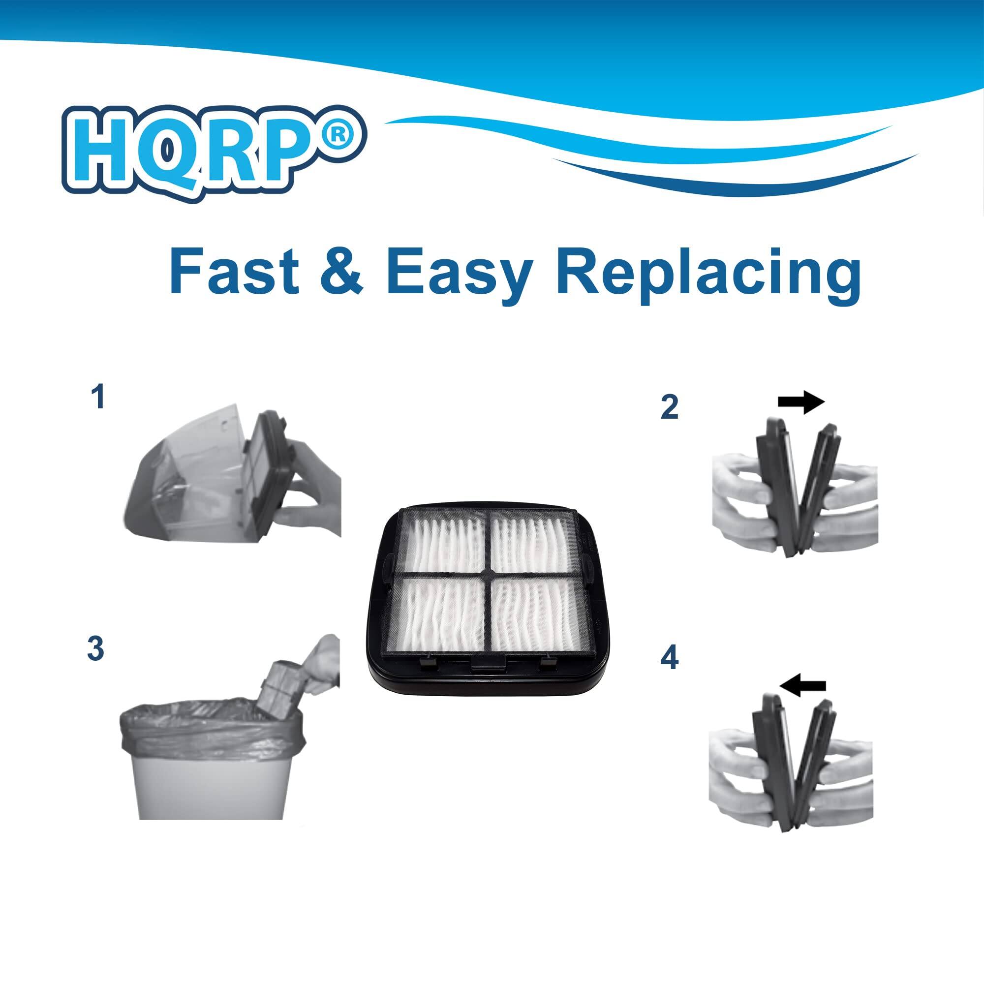 HQRP®  
Fast & Easy Replacing  

1.  
2.  
3.  
4.