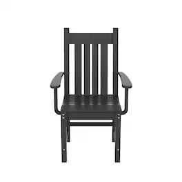 WestinTrends - Malibu Outdoor Patio Dining Armchair - Gray
