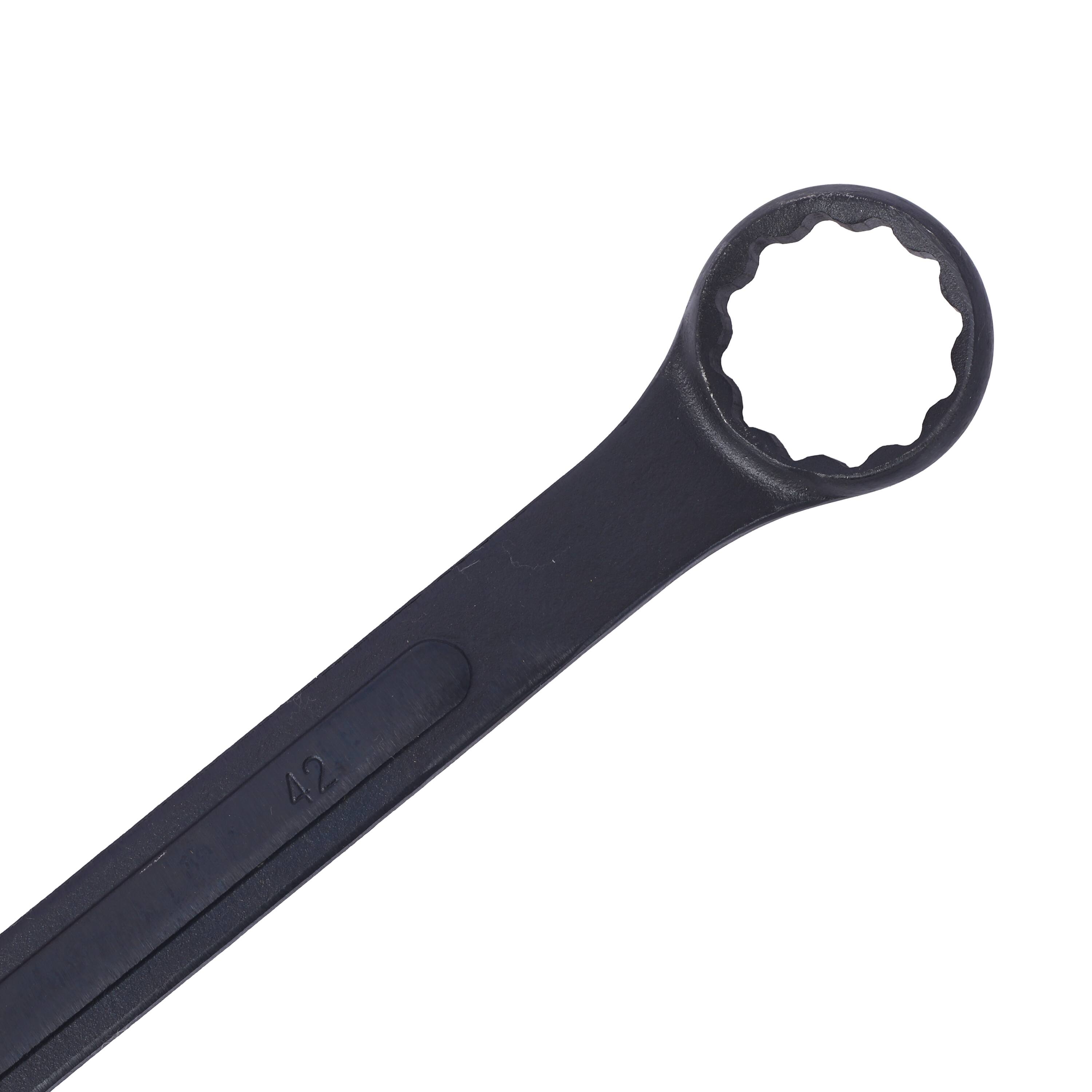 Back. LOVMOR - Metric Jumbo Combination Wrench Set 10 PC Extra Large Black Oxide Finish with Storage Pouch.