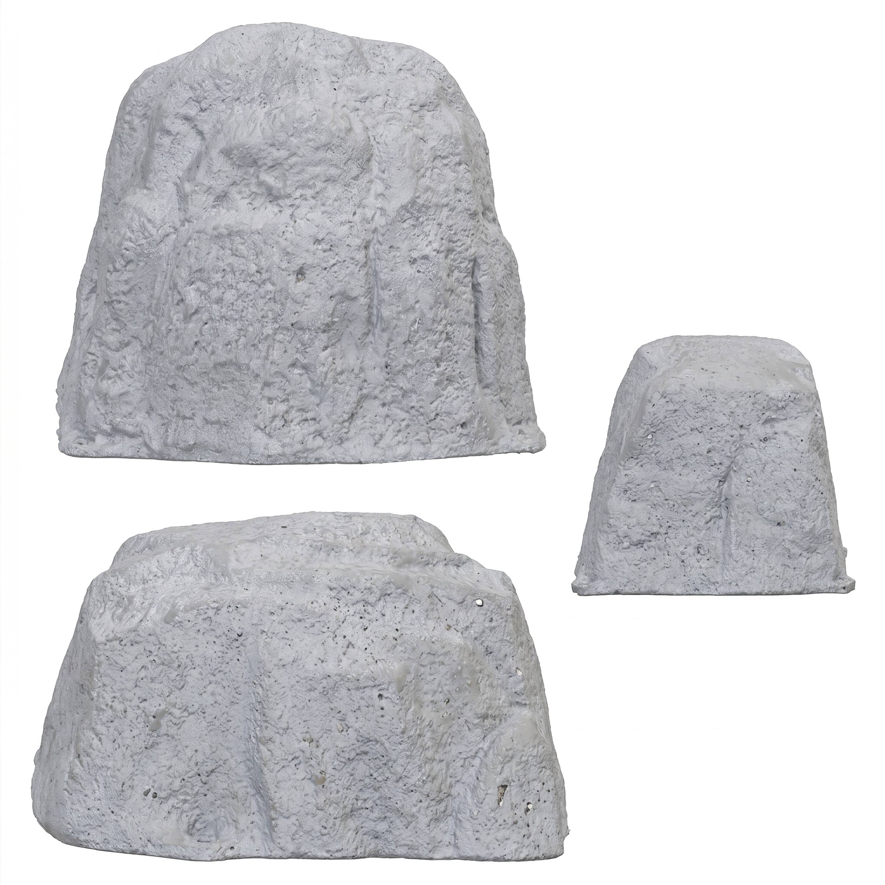 Sunnydaze - 3-Piece Faux Landscape Rock Set - Gray price history on PriceWatchPro