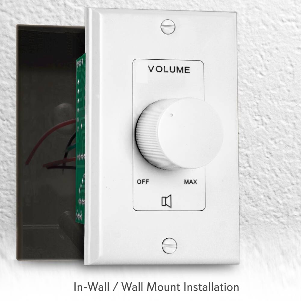 85 VOLUME OFF MAX  
In-Wall / Wall Mount Installation