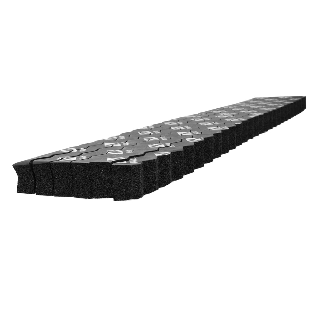 Alt View 2. NVX - UNIFRING 6 Piece Universal Self-Adhesive Foam Speaker Ring Baffle Kit – 1” Thick Acoustic Foam for 1" to 6"x9" Speakers.