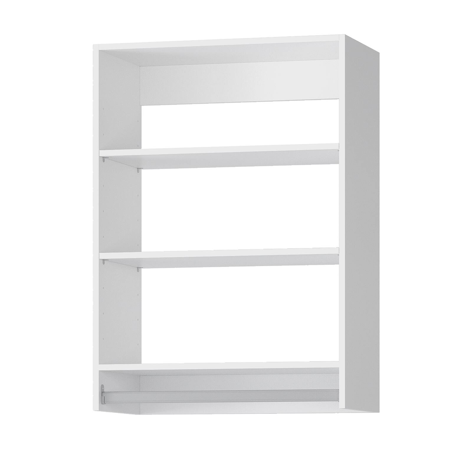 Alt View 5. LOVMOR - LOVMOR 19.5 in White Medium Hanging Closet Unit-Customizable Wall Mounted Modular Closet System for Bedroom Closet - White.