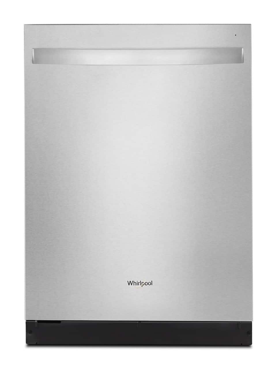 Whirlpool - Quiet Dishwasher with 3rd Rack .- Fingerprint Resistant - Stainless Steel