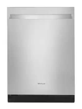 Whirlpool - Quiet Dishwasher with 3rd Rack .- Fingerprint Resistant - Stainless Steel
