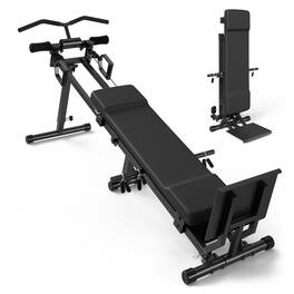 Syedee - Total Home Gym,Workout Machine with Total Over 100 Exercises, 700LBS Body Weight Resistance Training Equipment - Black