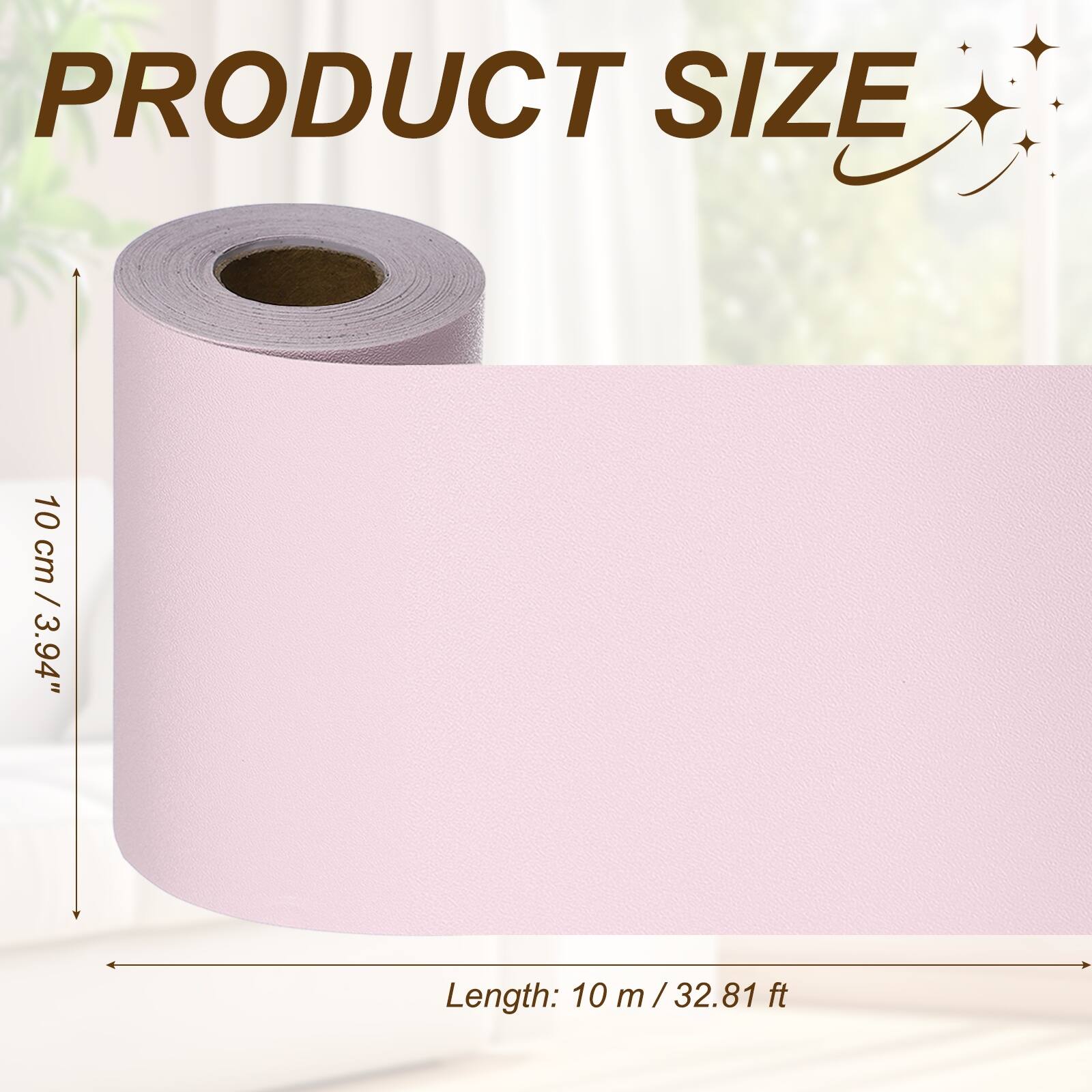 PRODUCT SIZE

10 cm / 3.94" 

Length: 10 m / 32.81 ft