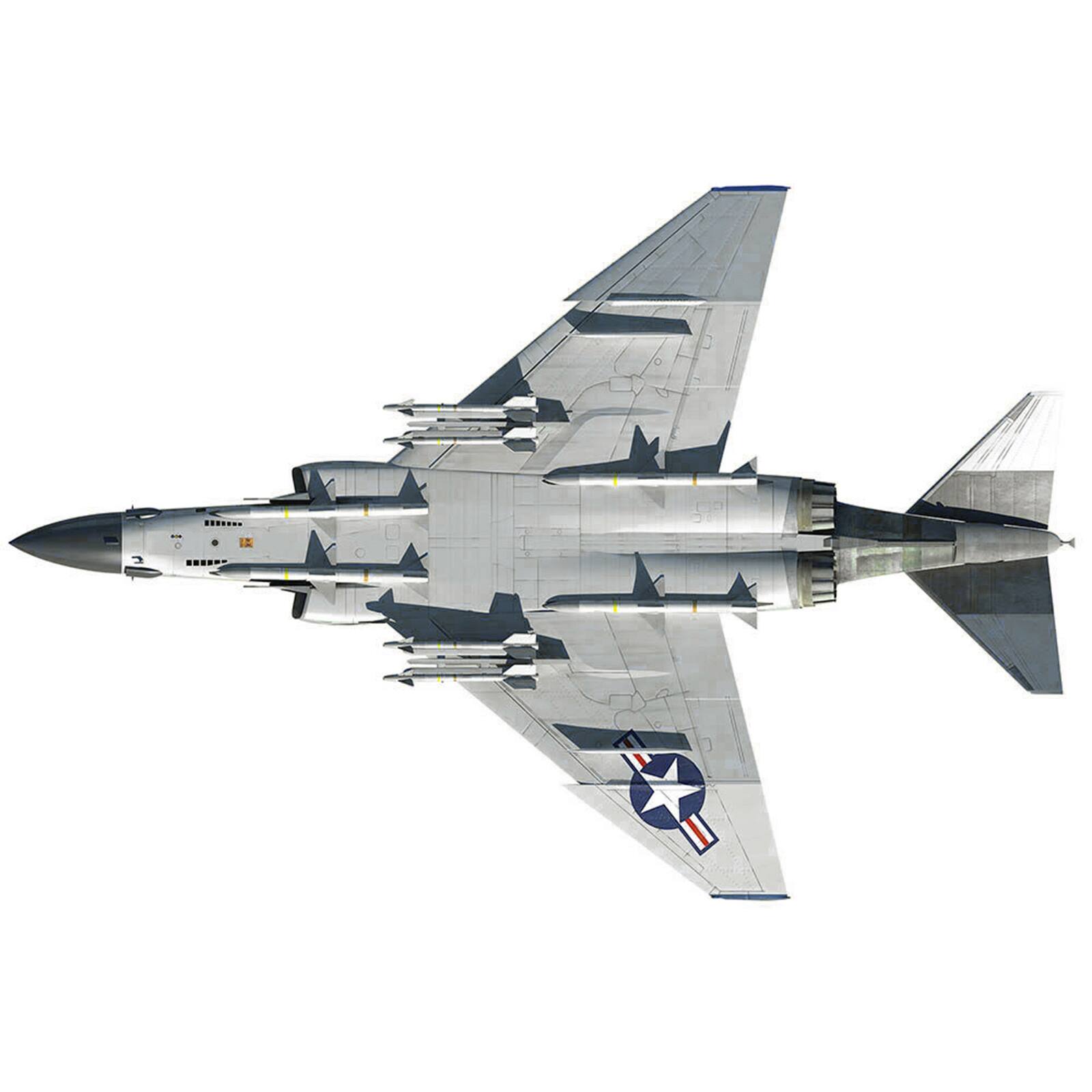 Alt View 5. Air Force 1 - McDonnell Douglas F-4 Phantom II Aircraft "USS Constellation, Vietnam" (1972) US Navy 1/144 Diecast Model by Air Force 1.