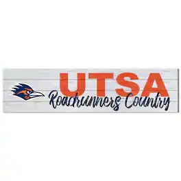 Jardine - UTSA Roadrunners 40'' x 10'' Logo Sign - White