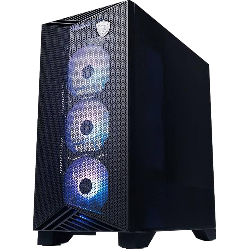 Alt View 3. MSI - Aegis R2 Gaming Desktop Computer Intel Core i9-14900F 96GB Memory NVIDIA GeForce RTX 5090 4TB SSD - Black.