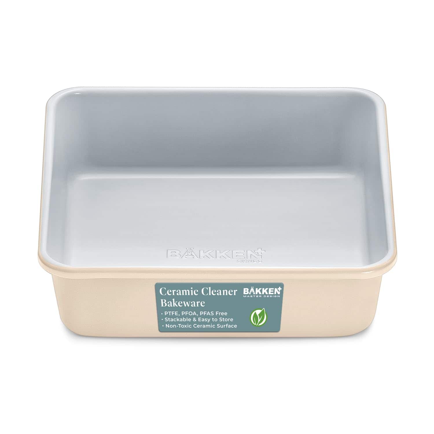 BAKKEN Ceramic Cleaner BAKKEN Ceramic Cleaner Bakeware PTFE, PFOA, PFAS Free Stackable & Easy to Store Non-Toxic Ceramic Surface