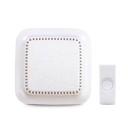 HEATH ZENITH - White Plastic Wireless Door Chime Kit