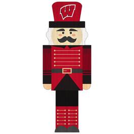 Fan Creations - Wisconsin Badgers 31'' Nutcracker Leaner - Multicolor