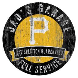 Fan Creations - Pittsburgh Pirates 12" x 12" Dad's Garage Sign - Multicolor