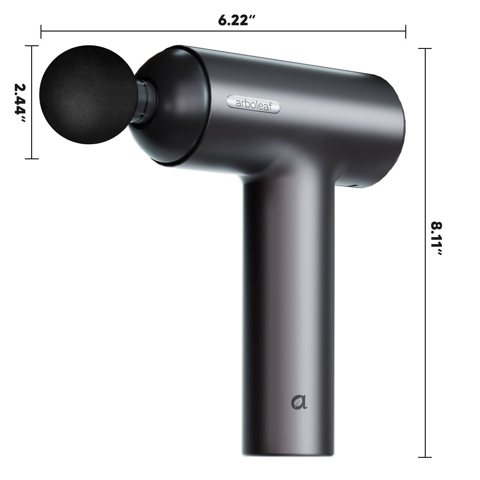 6.22"  
2.44"  
8.11"  
arbocleaf