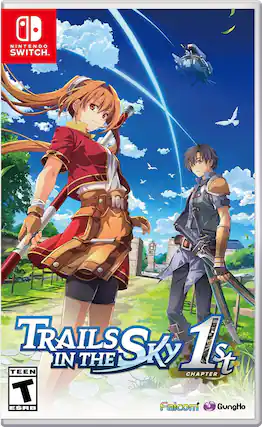NINTENDO SWITCH. TRAILS IN THE SKY 1st CHAPTER. TEEN ESRB. Falcom GungHo. - T (Teen 13+)