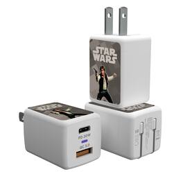 Keyscaper - Star Wars: A New Hope Color Block USB A/C Charger - Han Solo