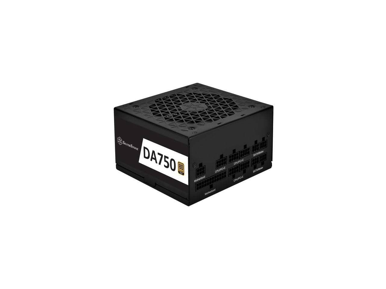 SilverStone - 750W ATX PSU, 62A +12V, 80Plus Gold, Silent 120mm Fan, Japanese Caps, 2x CPU, 4x PCIe