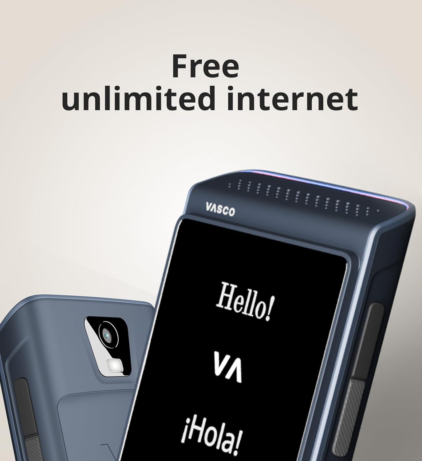 Free unlimited internet VASCO Hello! V Hola!