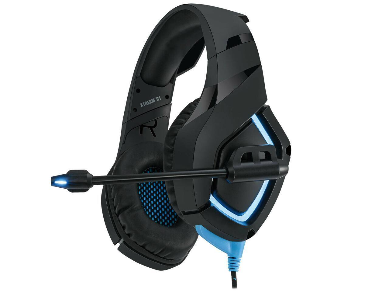 Alt View 1. Adesso - Adesso XTREAMG1 Comfortable Fit & Wear Built-In Noise Cancelling Stereo Gaming Headset with Microphone.