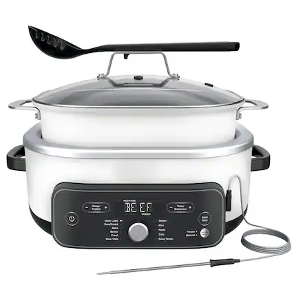 SARE HED RARE HED SuRED
Temp/ Protein + Time/ Doneness
CURSEN
Slow Cook
Sear/Sauté
Bake
Braise
Proof
Sous Vide
TAMIGET
Steam
Rice
Pasta
Oats
Keep Warm
Preset
Manual
Start
Stop