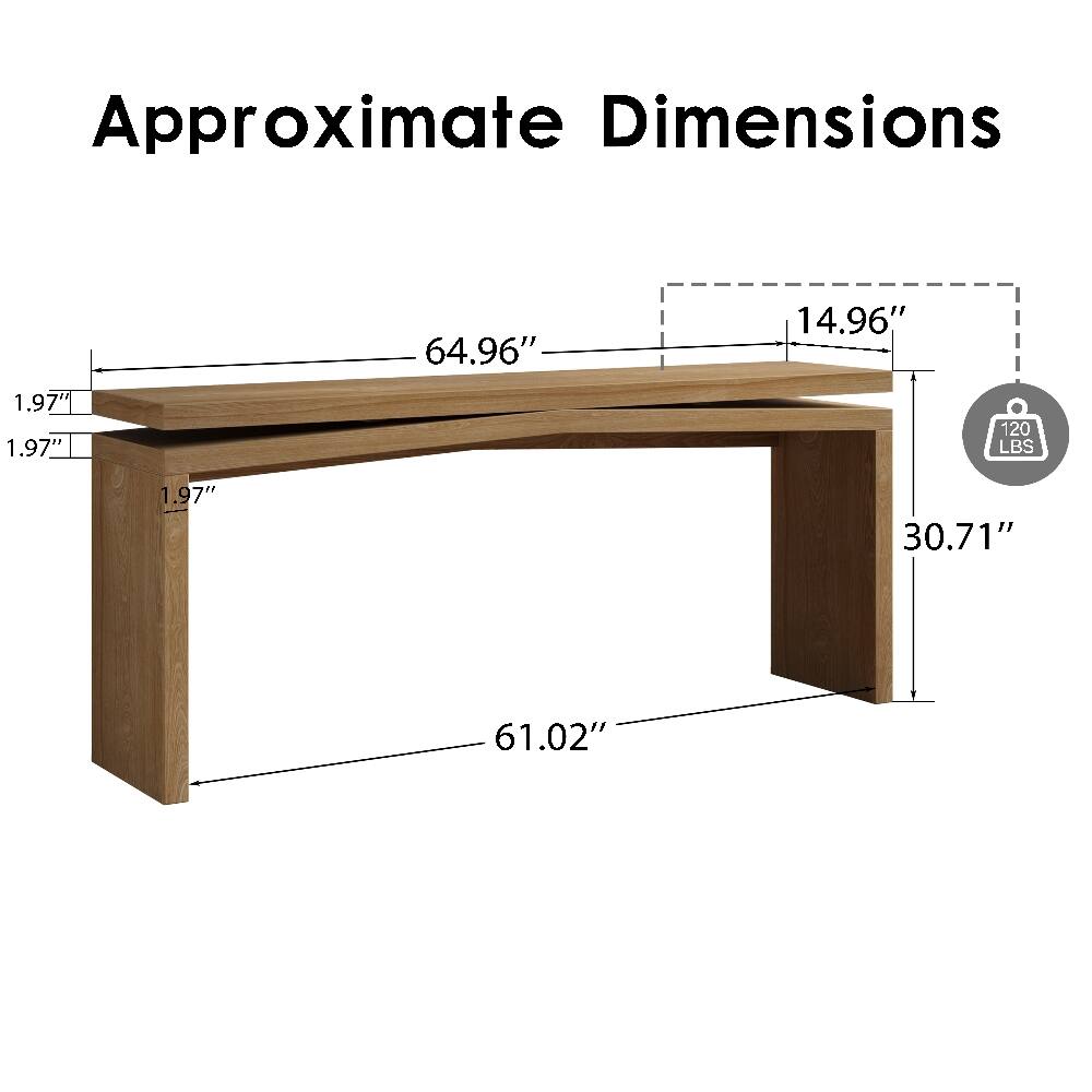 Approximate Dimensions

64.96"
14.96"
1.97" 1.97"
120 LBS
1.97"
30.71"
61.02"