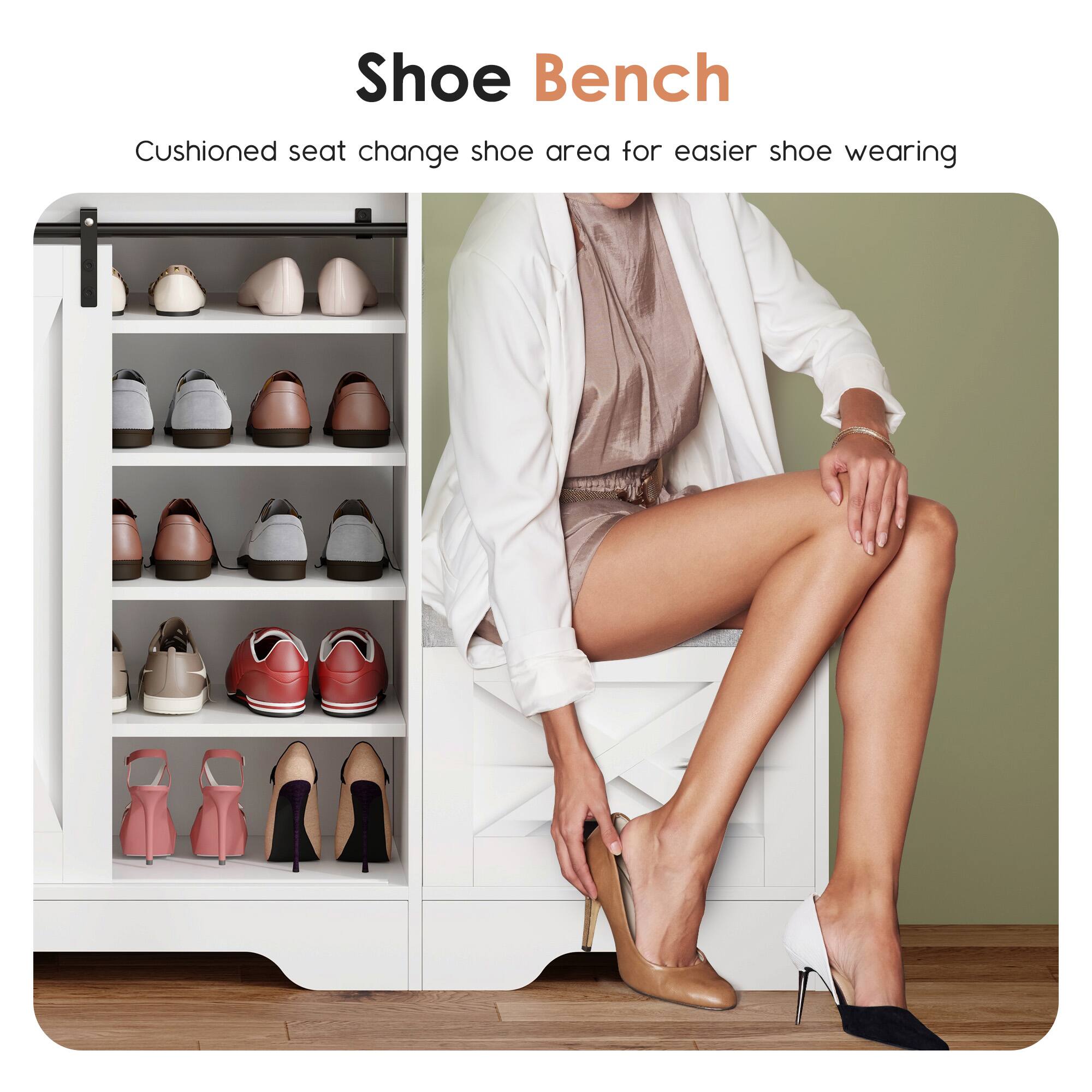 Shoe Bench

Cushioned seat change shoe area for easier shoe wearing