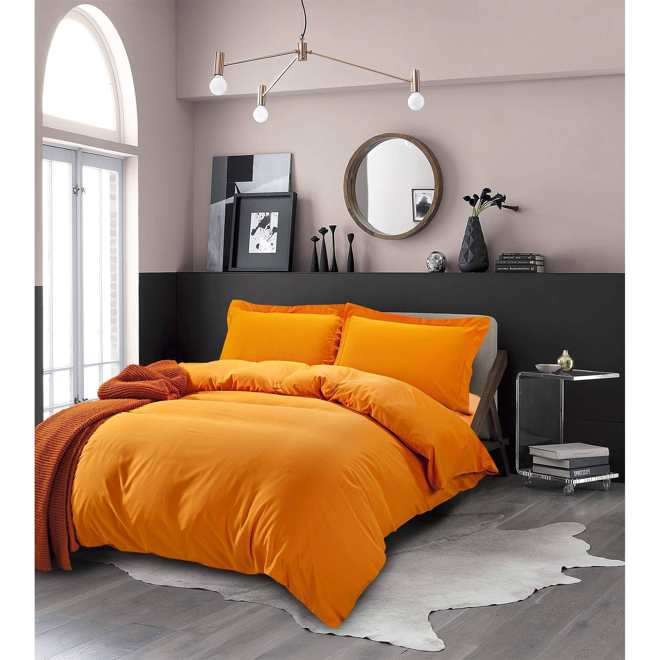 Elite Orange-KING/CAL-KING DUVET SET
