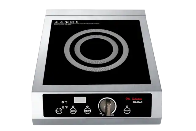 no - - - - noth pe - - - - - d marking n
C Mr. Induction SR-65AC C/F F COOK TEMP MIN OFF MAX ON/OFF