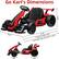 Go Kart's Dimensions
- Length: 47.24" (Original length 20.87")
- Width: 29.92"
- Height: 21.06"
- Seat Height: 8.67"
- Seat Width: 11.02"
- Length after extension: 24.8"