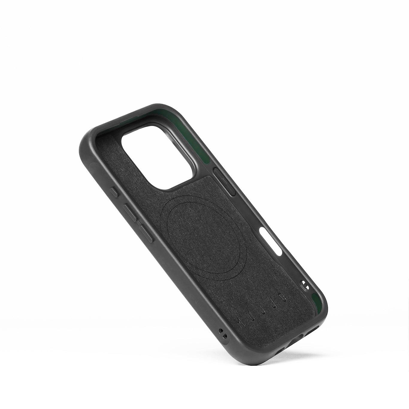 Alt View 9. Mujjo - iPhone 16 Pro Shield Case - Black.