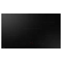 Samsung - 36" Induction Cooktop with Anti-Scratch Matte Glass and Sync - Black - Front_Zoom